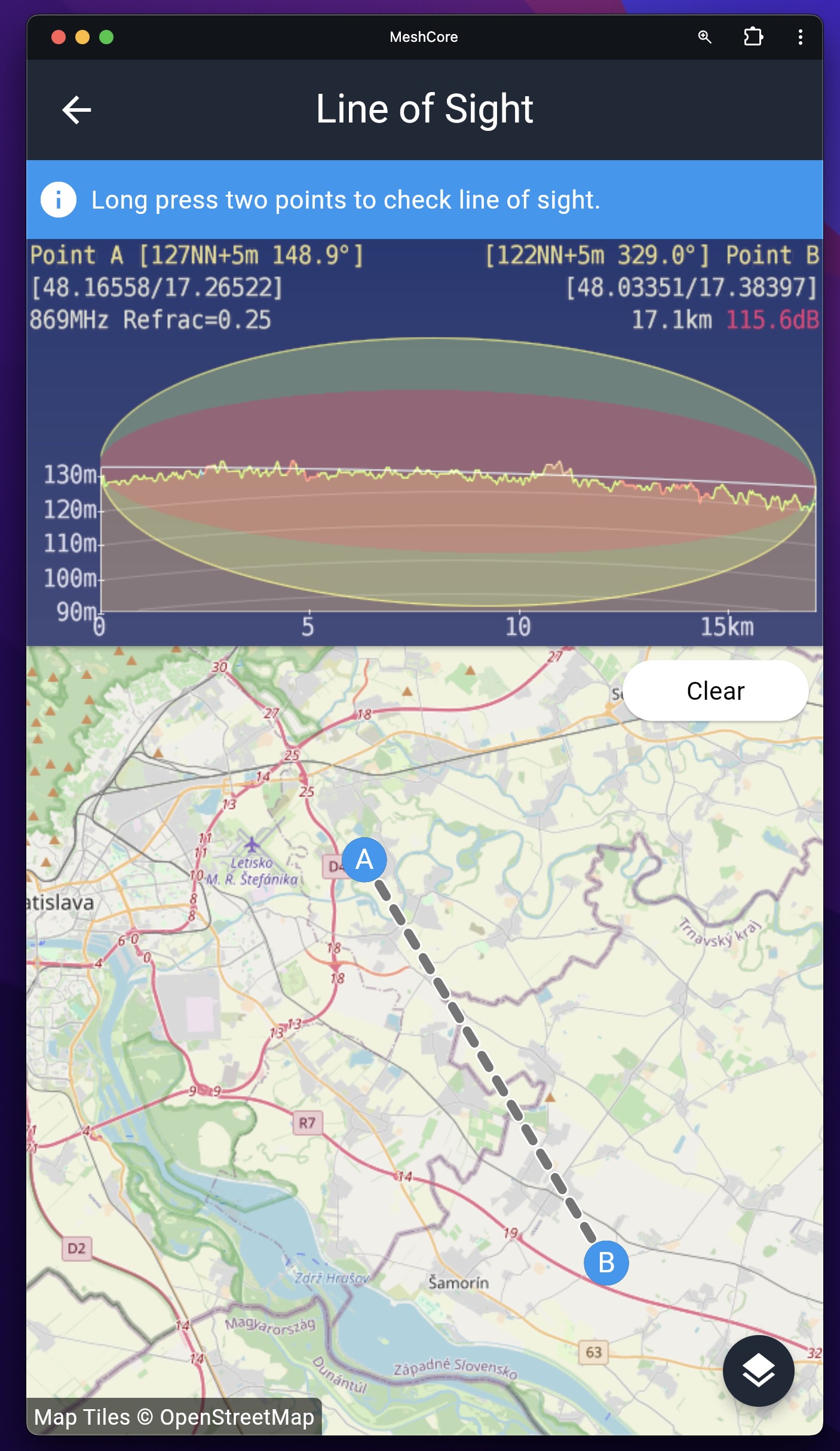 App: Line of Sight